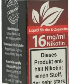 E-Liquid NIKOLIQUIDS Virginia Blend 16 mg Nikotin