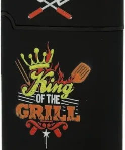 Easy Torch 8 Jet Feuerzeug Relief Born to Grill King of the Grill
