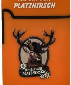 Easy Torch Feuerzeug Ich Bin Der Platzhirsch orange