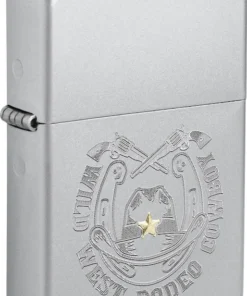 ZIPPO satin finish gelasert TT „Cowboy Design“ 60007379