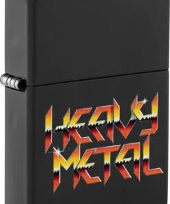 ZIPPO schwarz matt color „Heavy Metal“ 60007388
