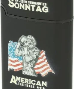 Easy Torch Relief American Football Feuerzeug Schwarz 1v4