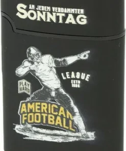 Easy Torch Relief American Football Feuerzeug Schwarz 2v4