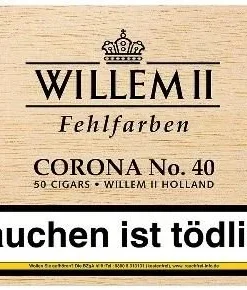 Willem II Fehlfarben 40 Corona Sumatra (50 Stück)