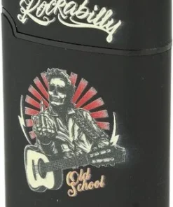 Easy Torch Relief Rockabilly Feuerzeug Schwarz 4v4