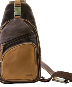 PASSATORE Pfeifen-/Zigarren Body Bag Canvas hellbr./anthrazi