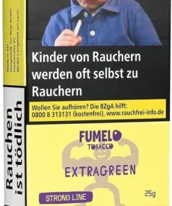 FUMELO TOBACCO EXTRAGREEN Strong Line Wasserpfeifentabak 25g