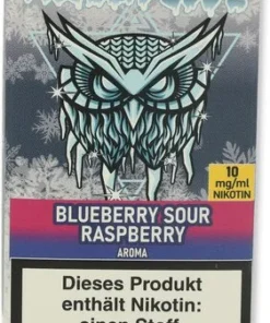 Frozen OWL Blueberry Sour Raspberry Nikotinsalz Liquid 10ml 10mg