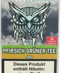 Frozen OWL Pfirsich Grüner Tee Nikotinsalz Liquid 10ml 20mg