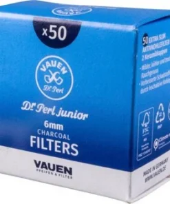 Dr.Perl Aktivkohlefilter Jufifty Slim 6mm 50 Stück