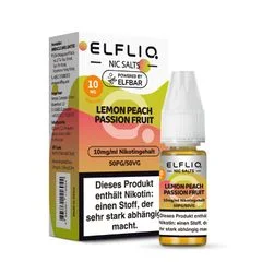 E-Liquid Nikotinsalz ELFBAR Elfliq LEMON PEACH PASSION FRUIT 10mg