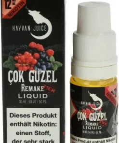 Hayvan Juice Cok Güzel Remake 31er Liquid 12mg 10ml