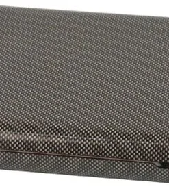 Humidor Carbon Finish mit Humidifier für ca.10 Zigarren