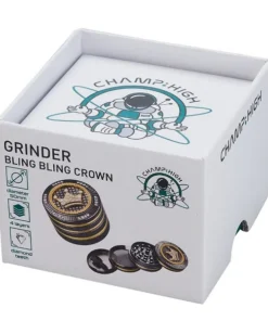 Grinder CHAMP HIGH Bling Bling Crown 4-tlg Ø 50 mm