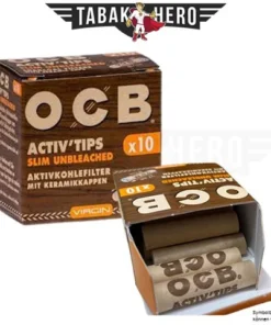 OCB Filter Unbleached Aktivkohle (10 Filter)