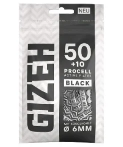 Einzeln GIZEH ProCell Active Filter Black 1×60
