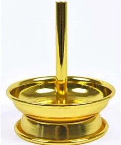 Kaminaufsatz Metall für Shishakopf Gold 6,8cm