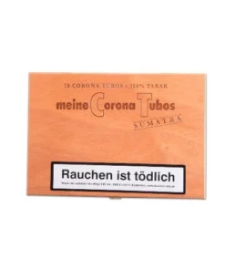 MEINE CORONA Tubos Sumatra 10 Zigarren