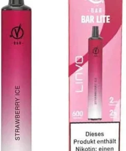 Linvo Bar Lite Einweg E-Shisha Strawberry Ice 20mg