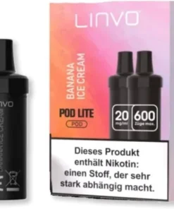 Linvo Pod Lite 2x2ml Banana Ice Cream 20mg