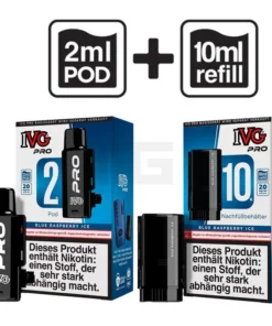 IVG – PRO 12000 – 2ml Pod + 10ml Refill – Fizzy Cherry