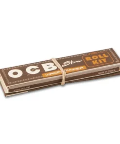 OCB UNBLEACHED Slim Virgin Paper Rolled Kit