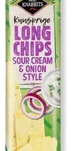 Mr. Knabbits Long Chips Sour Cream & Onion Style 75g