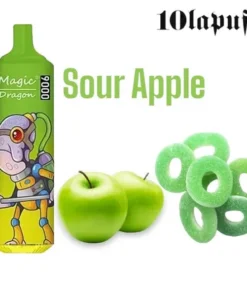 PUFF 9000 Magic Dragon – Sauerer Apfel
