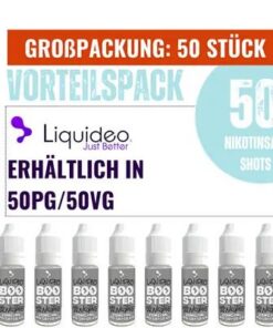 Liquideo Nikotinsalz Shot/Booster – Großpackung