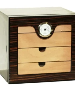 Humidor 4 Laden dunkelbraun 24 x 23 x 22 cm