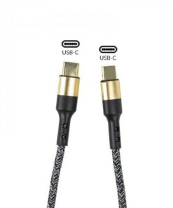 USB Kabel – gold plated – 60W – Type C auf Type C