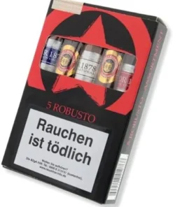PDR Cigars Dominican Robusto Sampler A. Flores 5er Pack