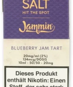 POD Salt Blueberry Jam Tart Nikotinsalz Liquid 10ml 20mg
