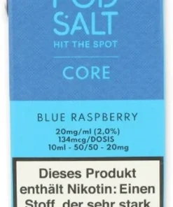 POD Salt Core Blue Raspberry Nikotinsalz Liquid 10ml 20mg