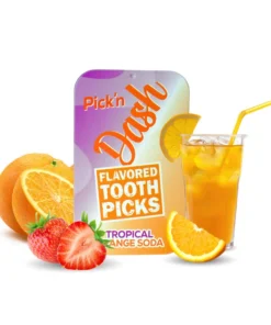 Flavored Toothpicks – Tropical Orange Soda