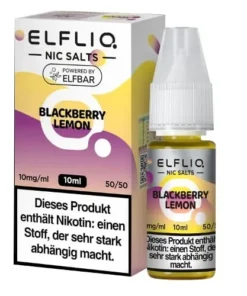 E-Liquid Nikotinsalz ELFBAR Elfliq Blackberry Lemon 10mg