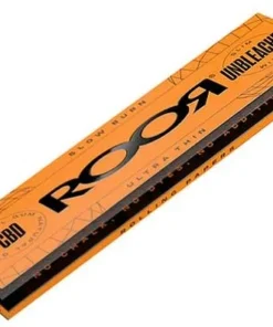 RooR Rolling Paper unbleached Slim 32 Blatt