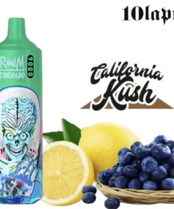 PUFF 9000 TORNADO RandM – Blue Razz Kush