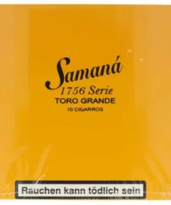 Samana 1756 Toro Grande Zigarren 10er Kiste