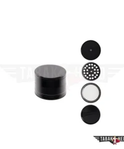 Metall Grinder Schwarz (Ø 50mm / 4 Teilig)