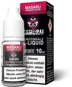 Samurai Nikotinsalz Liquid Masaru Himbeer Cassis 20mg