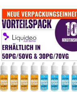 Liquideo Nikotinshot / Nikotinbooster – Vorteilspack