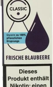 Silver Cig Liquid Classic Frische Blaubeere 9mg