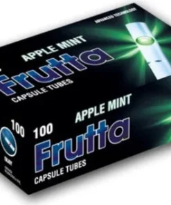 Frutta Zigarettenhülsen 100″ mit Kapsel Apple/Mintze”