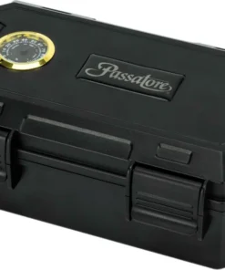 PASSATORE Cigar Case Acryl schwarz für 10 Zigarren