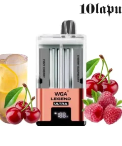 PUFF 30000 WGA LEGEND ULTRA Wiederaufladbare Flüssigkeit – Kirschlimonade & Kirsch-Himbeere