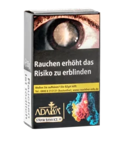 Adalya Staw Banana Ice Shisha Tabak (25g)