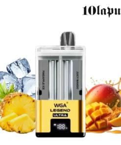 PUFF 30000 WGA LEGEND ULTRA Wiederaufladbare Flüssigkeit – Gefrorene Ananas & Saftige Mango