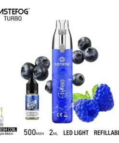 PUFF 5000 TASTEFOG wiederaufladbare Flüssigkeit – Mr Blue