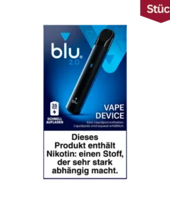 Blu 2.0 Vape Akku Gerät Schwarz
